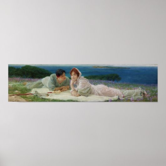 Poster Alma-Tadema - Un Monde À Leur Propre (Devant)