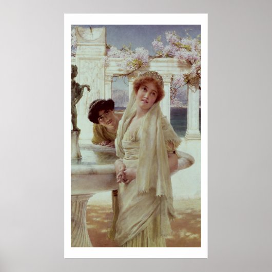 Poster Alma-Tadema | Une différence d'opinion (Devant)