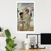 Poster Alma-Tadema | Une différence d'opinion (Bureau à domicile)