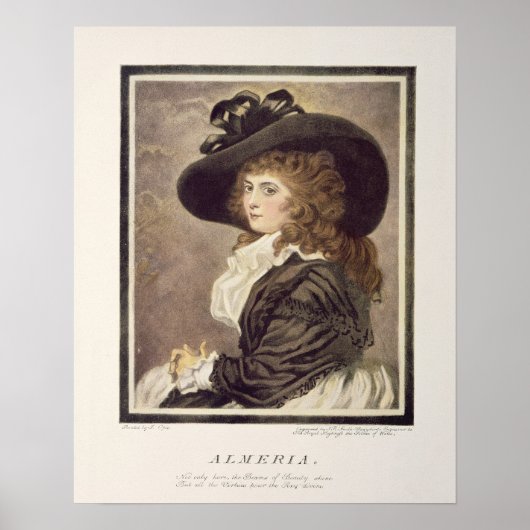 Poster Almeria, gravée et pub. par John Raphael (Devant)