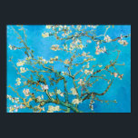 Poster Almond Blossom Vincent Van Gogh<br><div class="desc">Fleur d'amandes de Vincent van Gogh avec des couleurs vertes et bleues époustouflantes.</div>