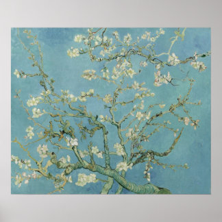 Poster Almond Blossom : Vincent Van Gogh
