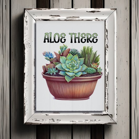 Poster Aloe là | Aloe Vera Pun
