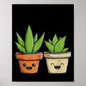 Poster Aloe There Funny Succulent Plant Lover  (Devant)