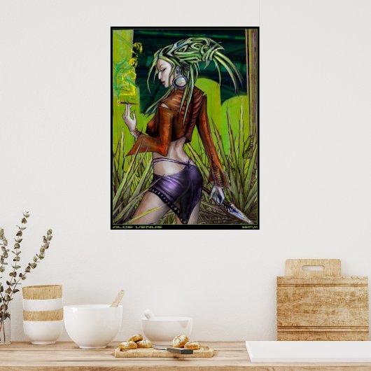 POSTER ALOEVENUS (Cuisine)