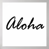 Poster Aloha (Devant)