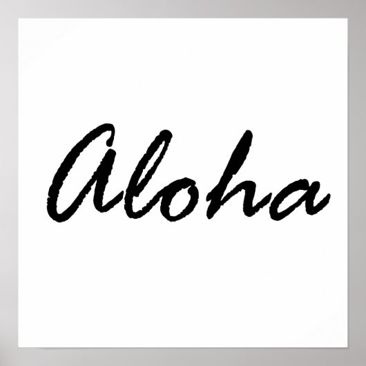 Poster Aloha (Devant)