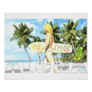 Poster Aloha 01 Glossy