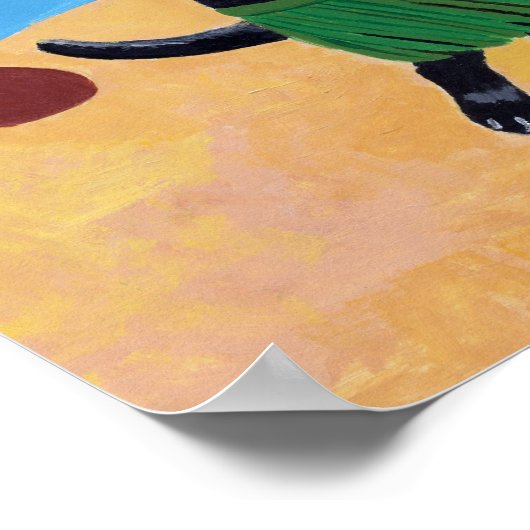 Poster Aloha Black Labrador (Coin)