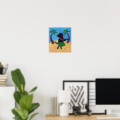 Poster Aloha Black Labrador (Bureau à domicile)
