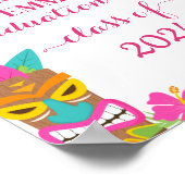Poster Aloha Classe De 2024 Graduation Luau Bienvenue (Coin)