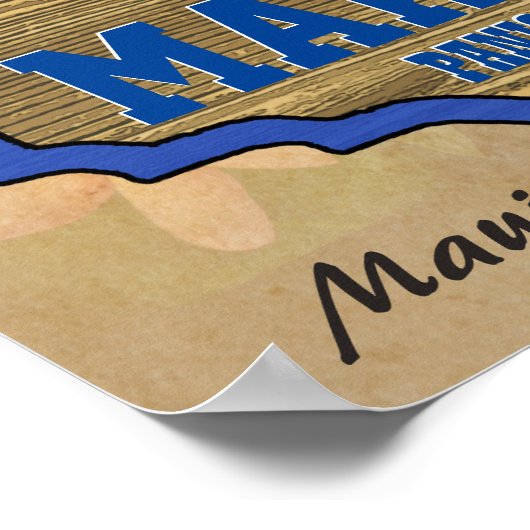 Poster Aloha de Makawao, Hawaii (Coin)