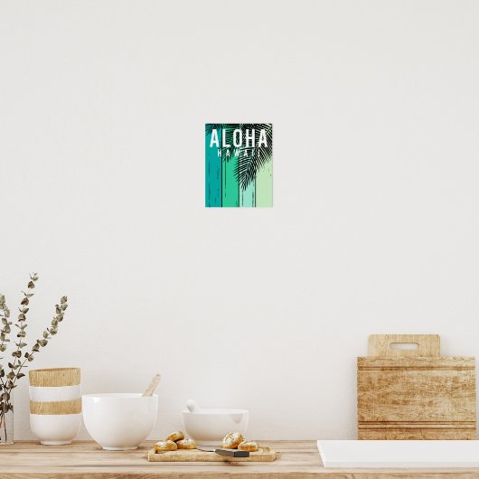 Poster Aloha hawaii (Cuisine)