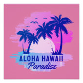 Poster aloha hawaii (Devant)