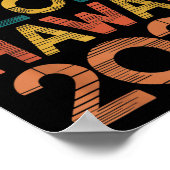 Poster Aloha Hawaii 2025 Parfait Pour Voyage D'Été Plage  (Coin)