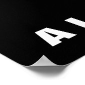 Poster Aloha Hawaii Palm Trees Tropiques Coucher de solei (Coin)