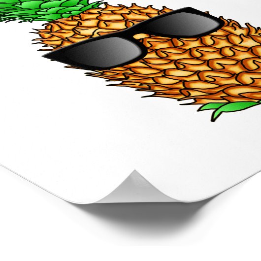 Poster Aloha Hawaiian Pineapple (Coin)