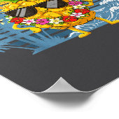 Poster Aloha Hawaiian Pineapple Sign Hawaii Shaka Fun (Coin)