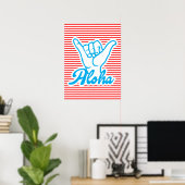 Poster Aloha, Main de Shaka (Bureau à domicile)