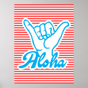 Poster Aloha, Main de Shaka