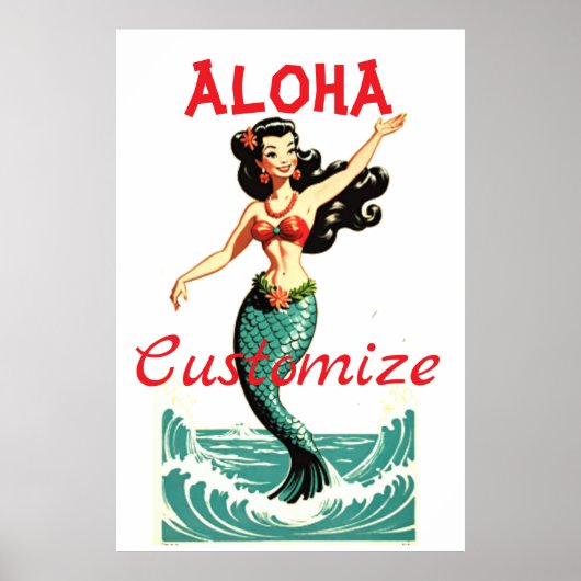 Poster Aloha Mermaid Thunder_Thunder_Cove (Devant)