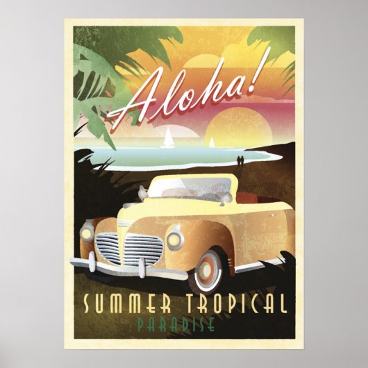 Poster Aloha ! Paradis tropical d'été (Devant)