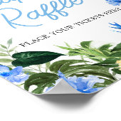 Poster Aloha Pineapple Baby Shower Diaper Raffle Sign (Coin)