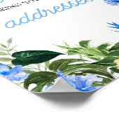 Poster Aloha Pineapple Baby Shower Envelope Station Sign (Coin)