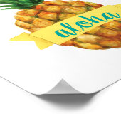 Poster Aloha Pineapple Print (Coin)