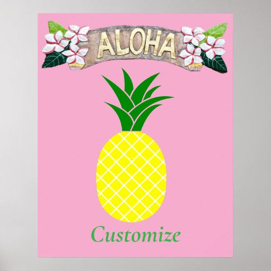 Poster Aloha Pineapple Thunder_Cove (Devant)
