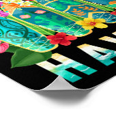 Poster Aloha Surfboard Hawaii Tropical Hawaiian (Coin)