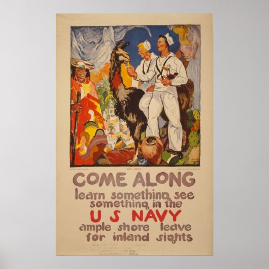 Poster Along - US Navy (Devant)