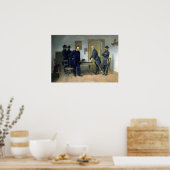 Poster Alonzo Chappel Lee cède à Grant (Cuisine)