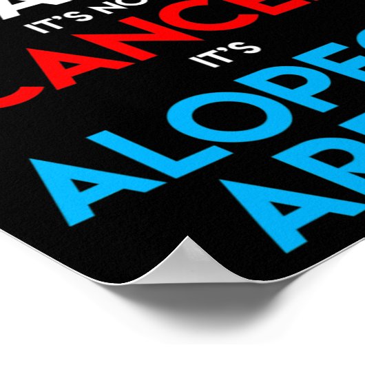 Poster Alopecia Areata Sensibilisation Perte de cheveux t (Coin)