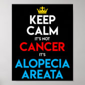 Poster Alopecia Areata Sensibilisation Perte de cheveux t (Devant)