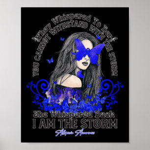 Poster Alopecia conscience i'm the storm girl papterfly r