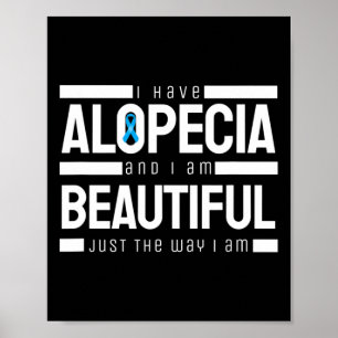 Poster Alopecia Et Je Suis Belle La Façon Dont Je Suis Co
