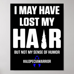 Poster Alopecia Sensibilisation Perte de cheveux Guerrier