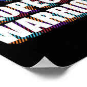 Poster Alopecia Sensibilisation Perte de cheveux Guerrier (Coin)