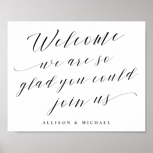 Poster Alors Heureux Que Vous Puissiez Vous Joindre À Nou (Devant)