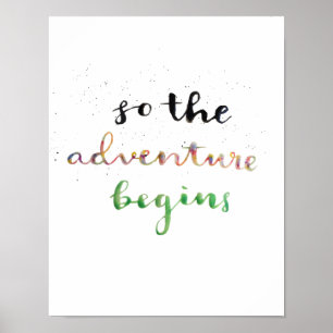 Poster Alors l'aventure commence