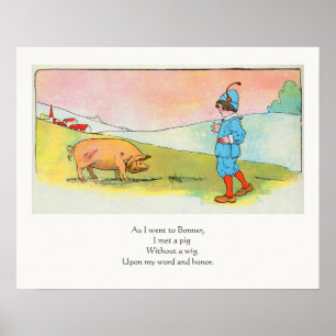 Poster Alors que je suis allé à Bonner J'ai rencontré un 