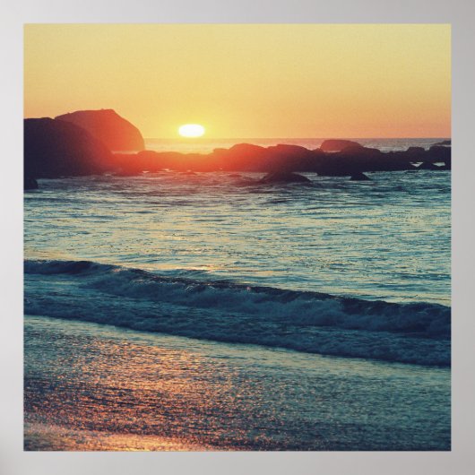 Poster Alors que le soleil se couche...... (Devant)