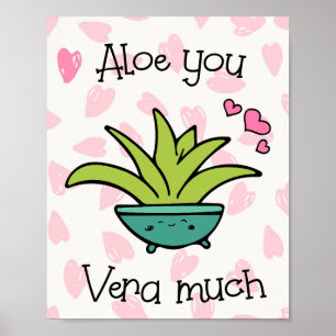 Poster Alote Tu Verras Un Pun D'Amour Bien Mignons