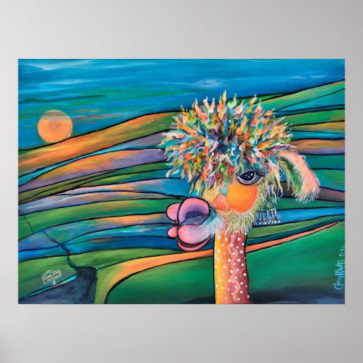 Poster Alpaca-Kathleen (Devant)