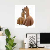 Poster Alpaca Love Print (Bureau à domicile)