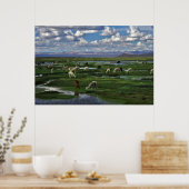 Poster Alpacas dans les Andes (Cuisine)
