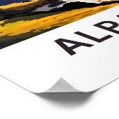 Poster Alpamayo Pérou Imprimer Voyage (Coin)