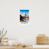 Poster Alpamayo Pérou Imprimer Voyage (Cuisine)