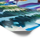 Poster Alpe du Grand Serre : Panorama Alpin (Coin)